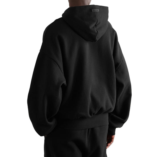 Fear Of God Essentials Jet Black Hoodie FW23