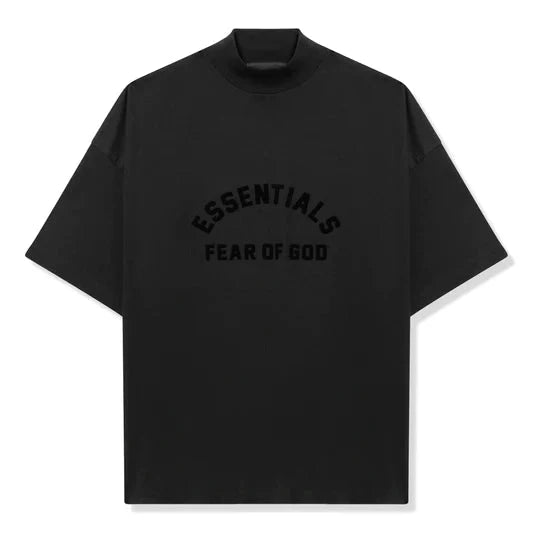 Fear of God Essentials Arch Logo Jet Black T Shirt SS23
