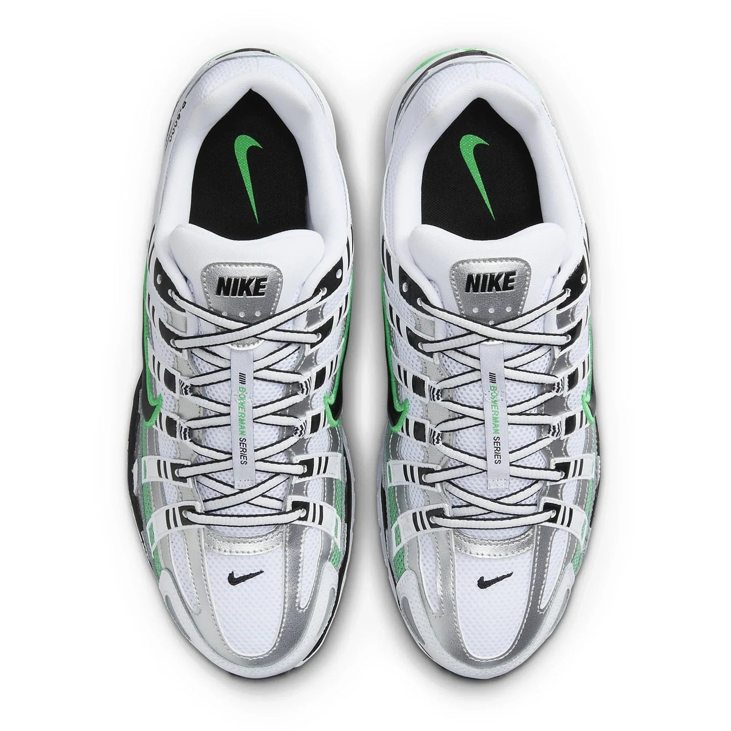 Nike White Green P-6000